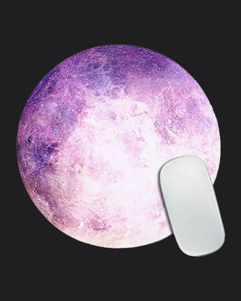 Space Round Mouse Pad